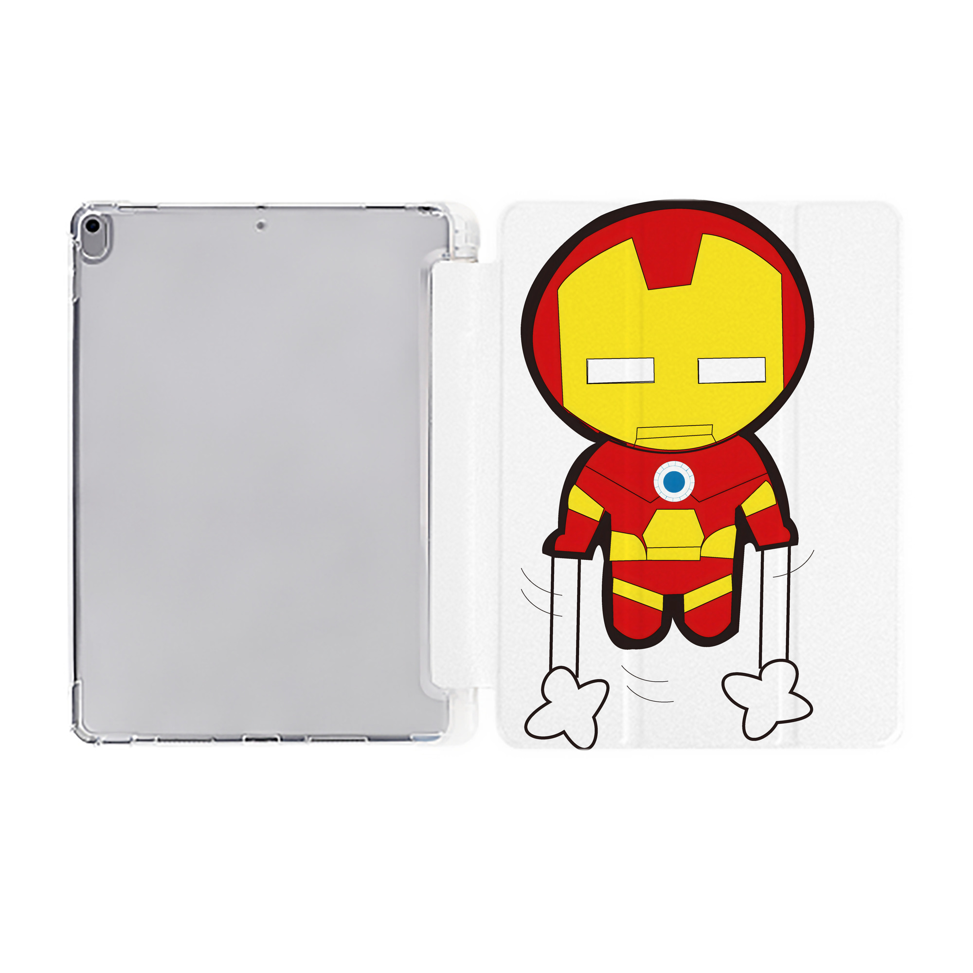（画像用） アベンジャーズ The Avengers IPad ケース ペン収納付き 三つ折りスタンド PUレザー×シリコン 対応機種9.5/10.5/10.9インチ